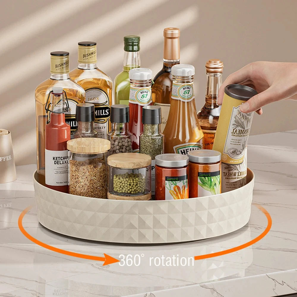 Multifunctional Kitchen Rotating Rack Storage Box