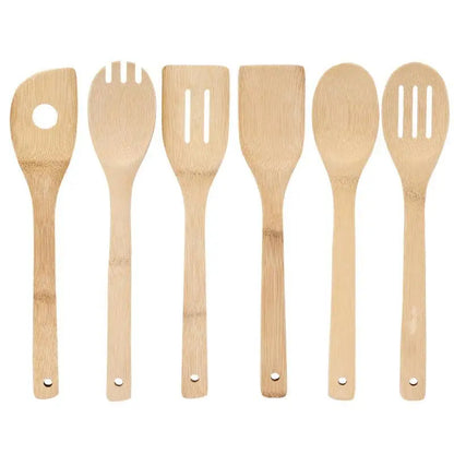 Bamboo and Wood Kitchen Tableware Essentials