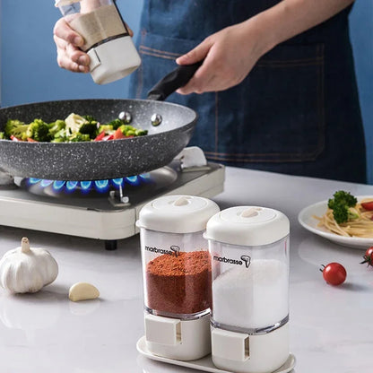 Rotary Seal Kitchen Seasoning Jar Set