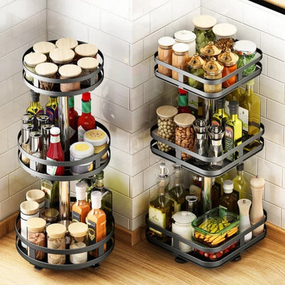 Multifunctional Kitchen Spice Rack
