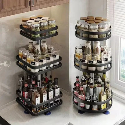 Multifunctional Kitchen Spice Rack