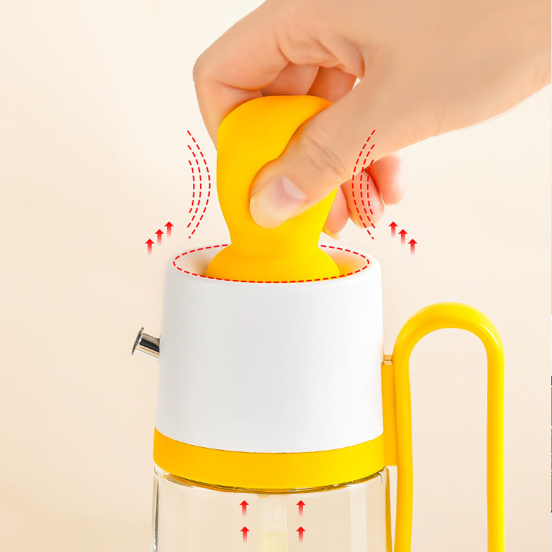 2 In 1 Oil Dispenser With Silicon Brush