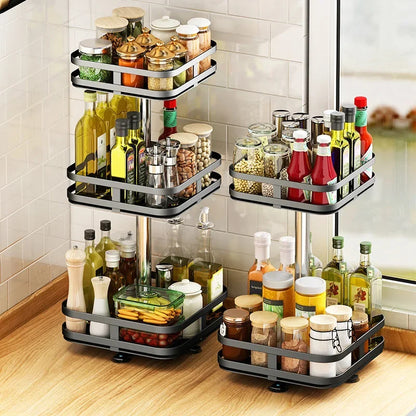 Multifunctional Kitchen Spice Rack