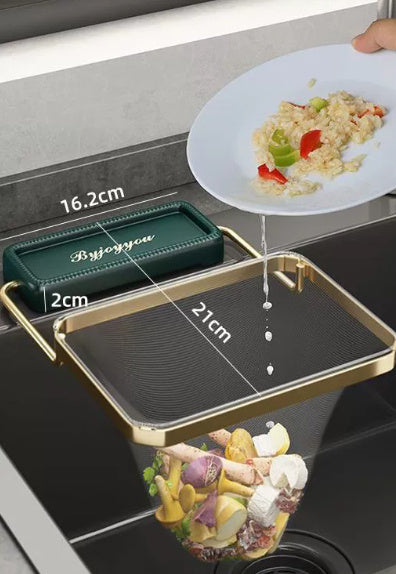 Kitchen Sink Filter Rack – Suction Cup Drain Rack / Strainer