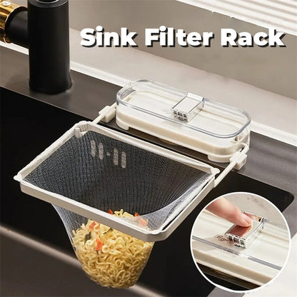 Kitchen Sink Filter Rack – Suction Cup Drain Rack / Strainer
